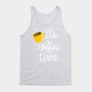 It&#39;s Coffee Time Mug Illustration Tank Top